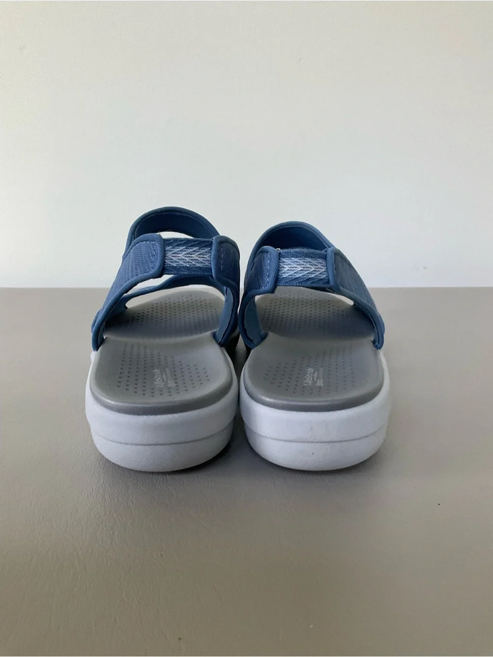 🤩NWBox!!! LifeStride, Blue & Grey Comfortable Sandals